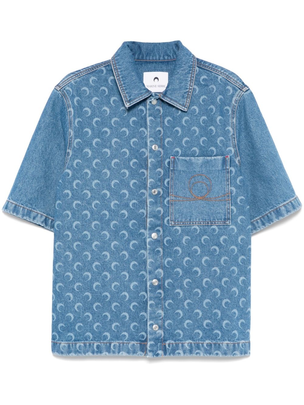Moon Laser denim shirt - 1