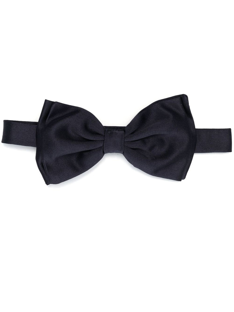 satin-finish detail bow tie 1