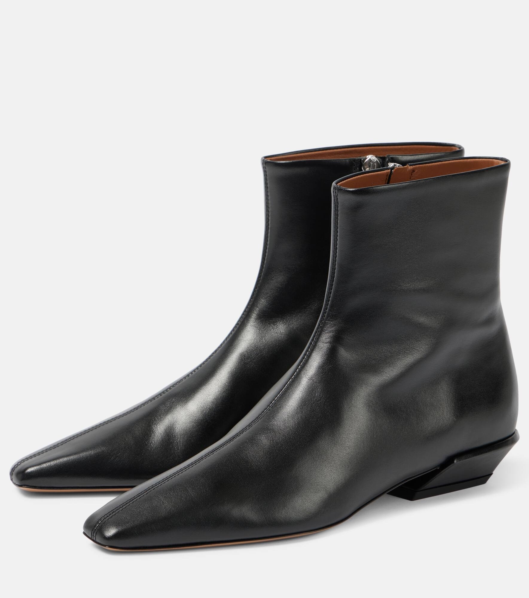 Bettina 25 leather ankle boots - 4