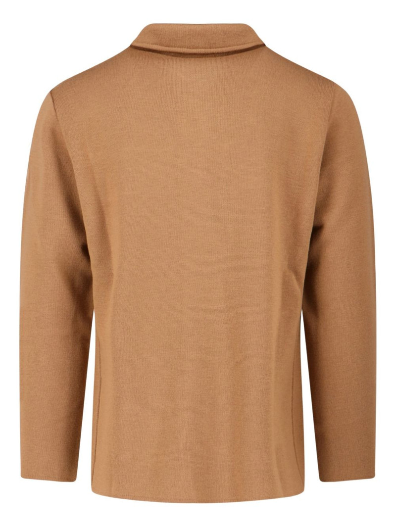 LARDINI button-up wool jacket outlook