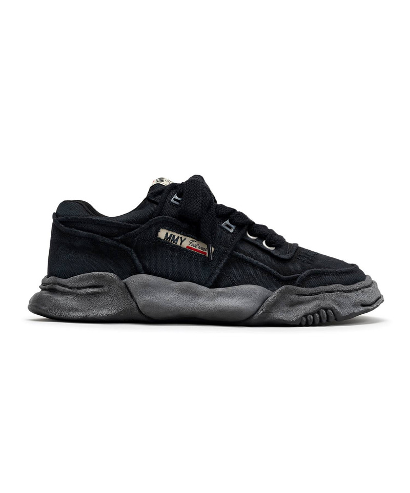 "PARKER" OG Sole Vintage Effect Embroidered Canvas Low-top Sneaker 13