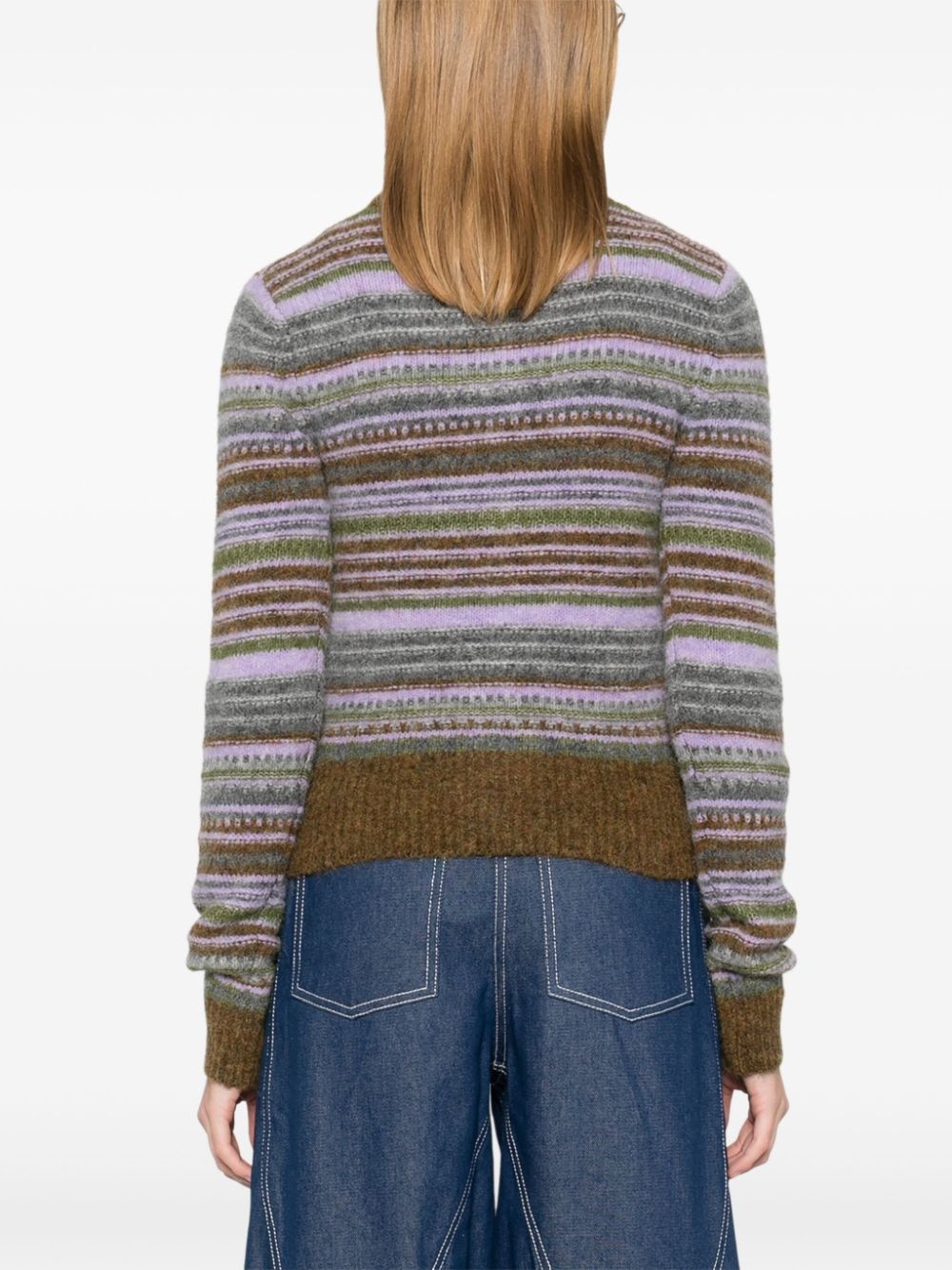 striped cardigan - 4
