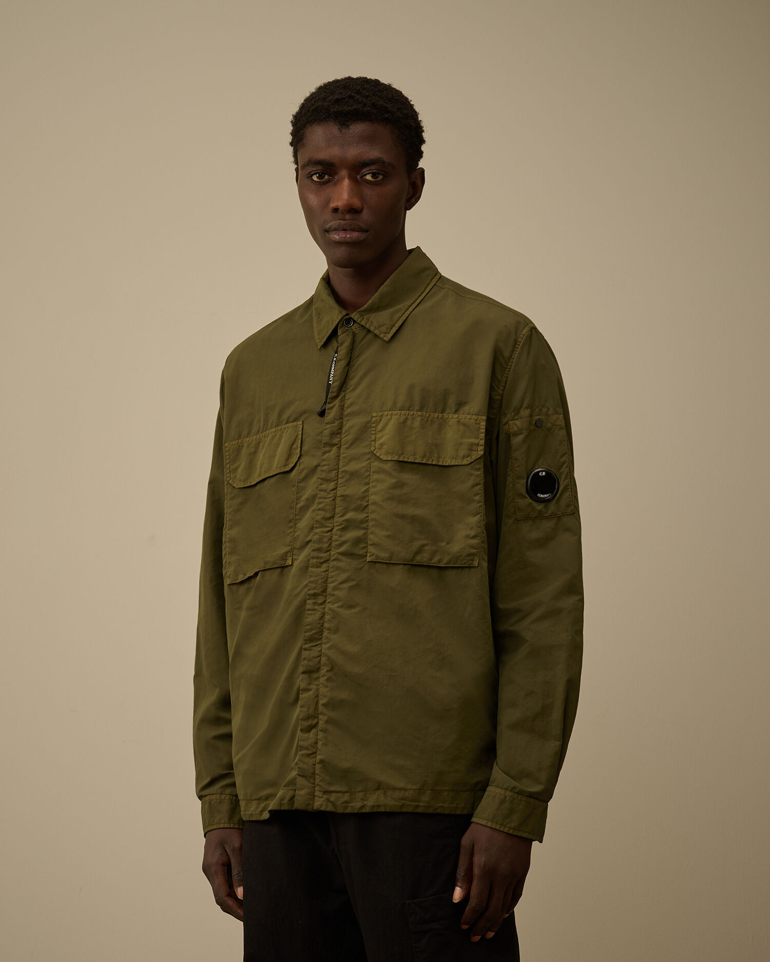 Flatt Nylon Lens Zipped Overshirt - 3