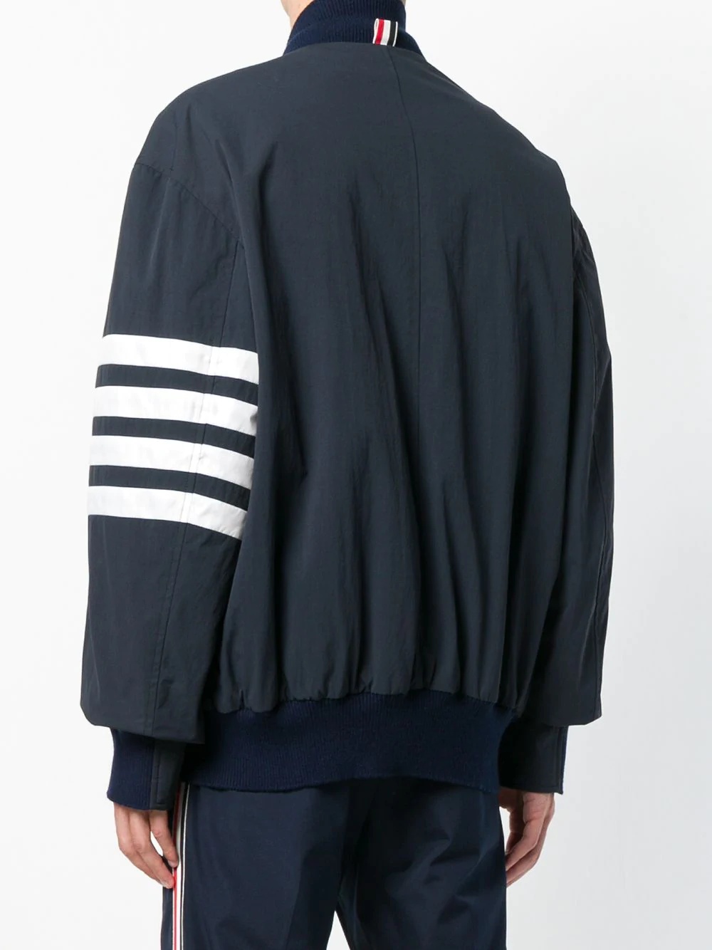 4-Bar Oversized Nylon Blouson - 4