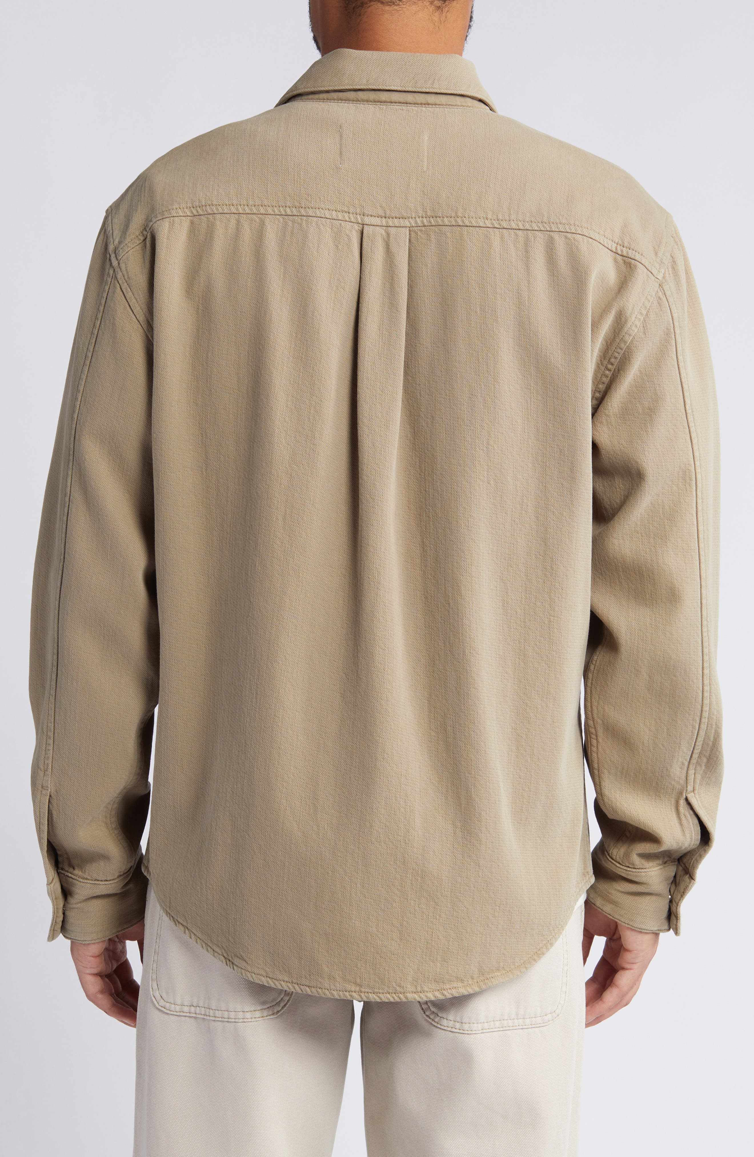 Textured Terry Overshirt - 3