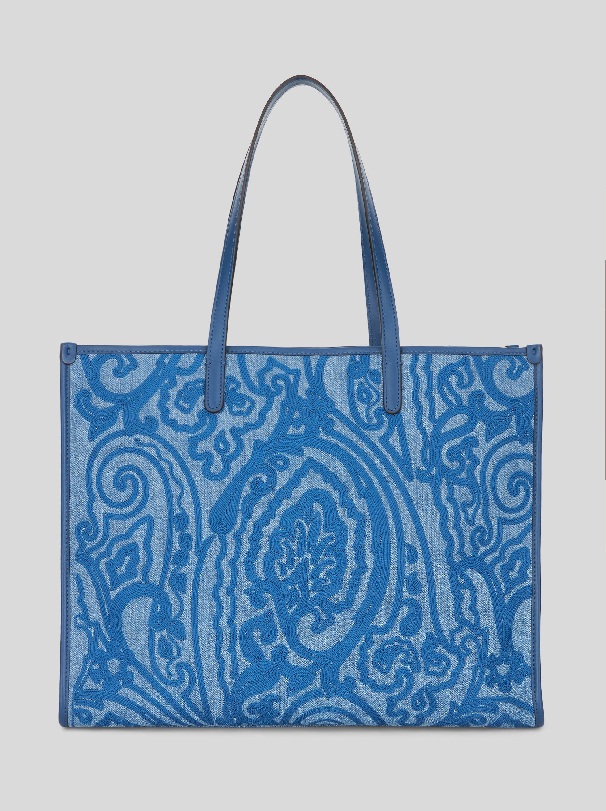 PAISLEY JACQUARD LARGE SHOPPING BAG - 3