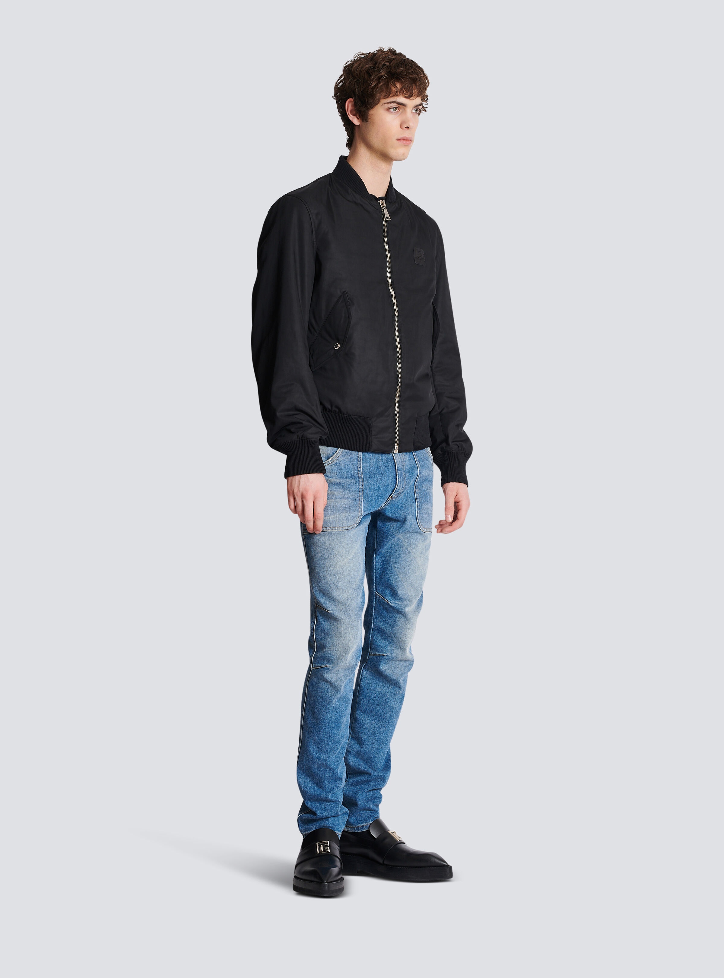 Balmain PB nylon bomber jacket - 3