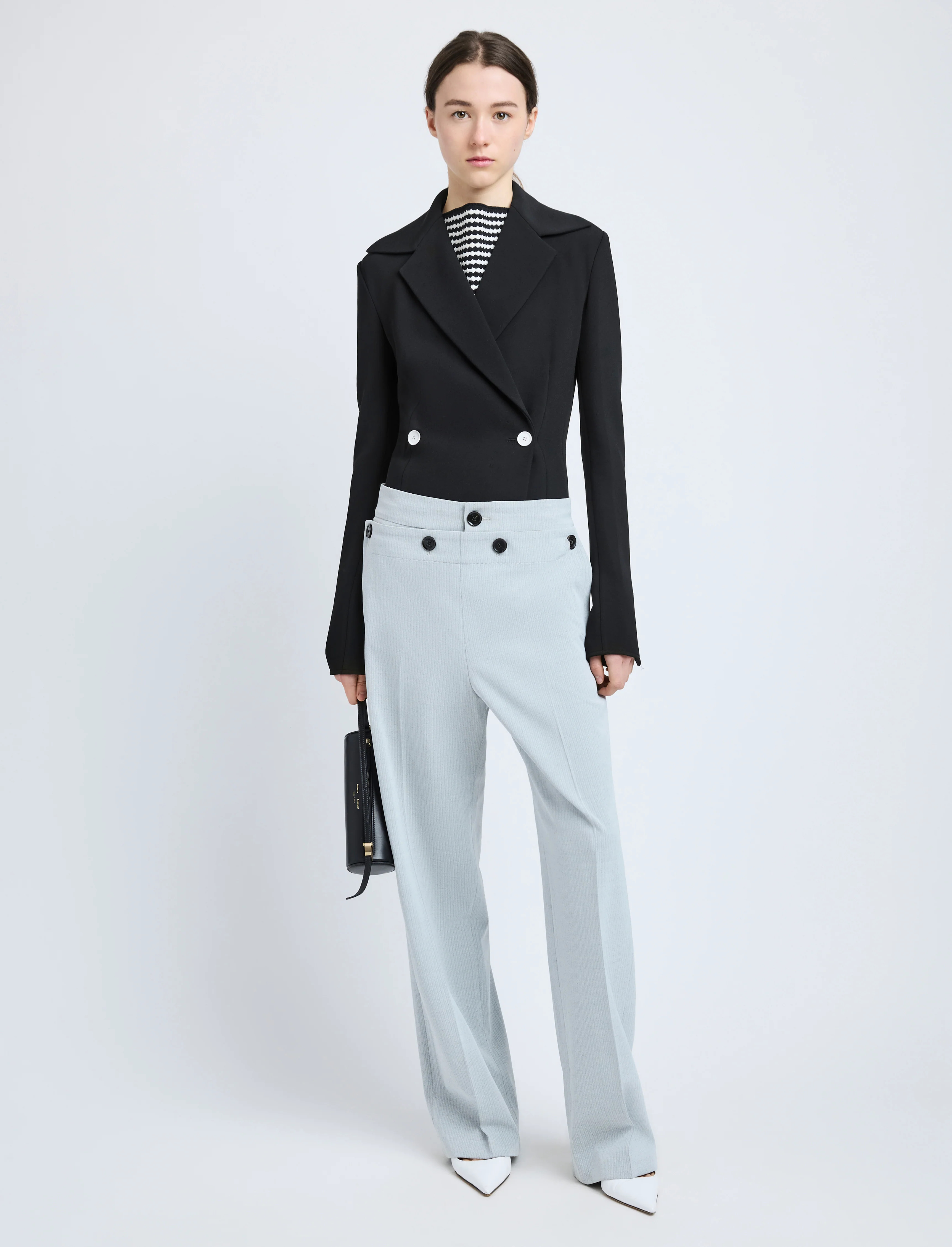 Marine Jacket in Bi-Stretch Suiting - 3