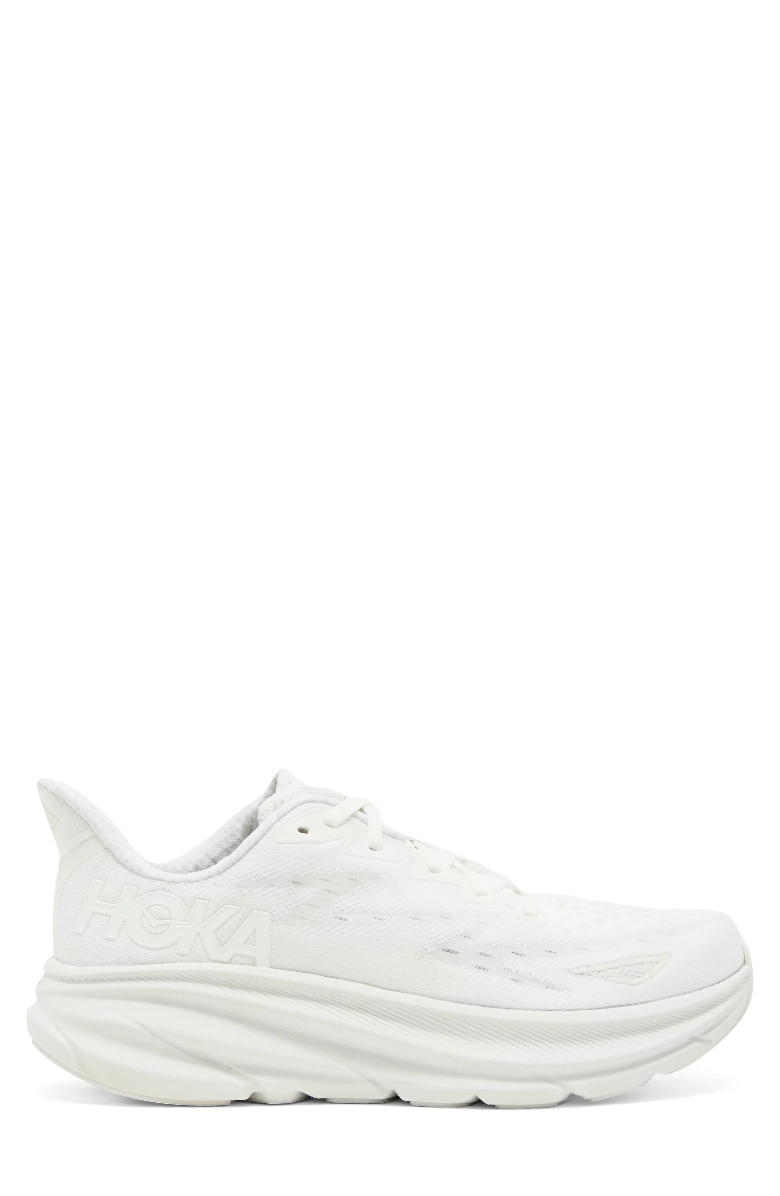 Clifton 9 Running Shoe in White /White - 1