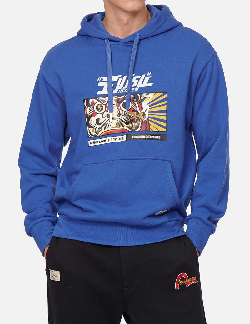 DARUMA BOX PRINT HOODED SWEATSHIRT 3
