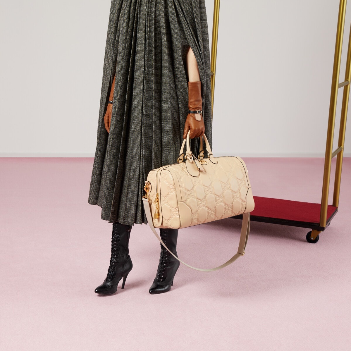 GG matelassé duffle bag - 3