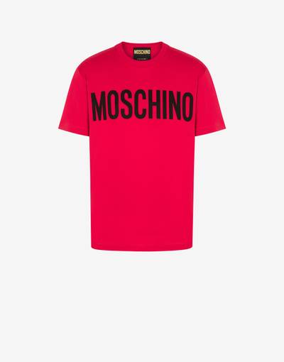 Moschino ORGANIC JERSEY T-SHIRT WITH LOGO outlook