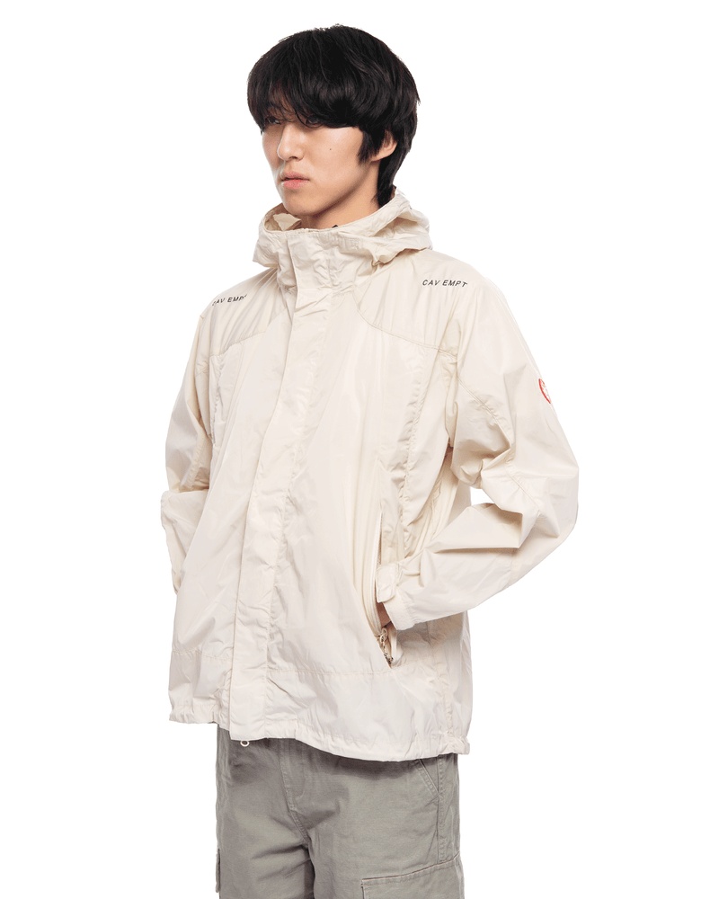 Cav Empt Nylon Active Zip Jacket Beige | likelihood | REVERSIBLE