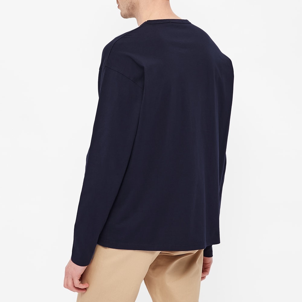 Maison Kitsuné Long Sleeve Fox Head Patch Tee - 5