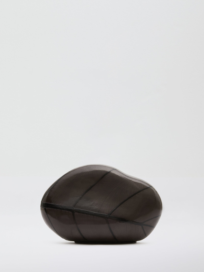 Large Leaf Stone Clutch 1