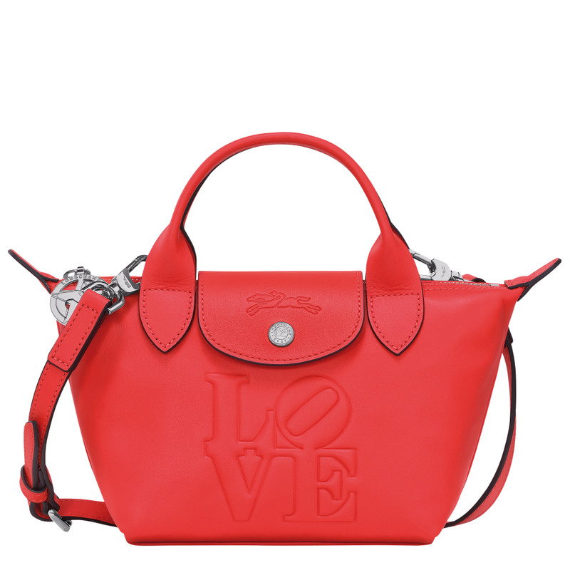 Longchamp x Robert Indiana XS Handbag Red - Leather 1