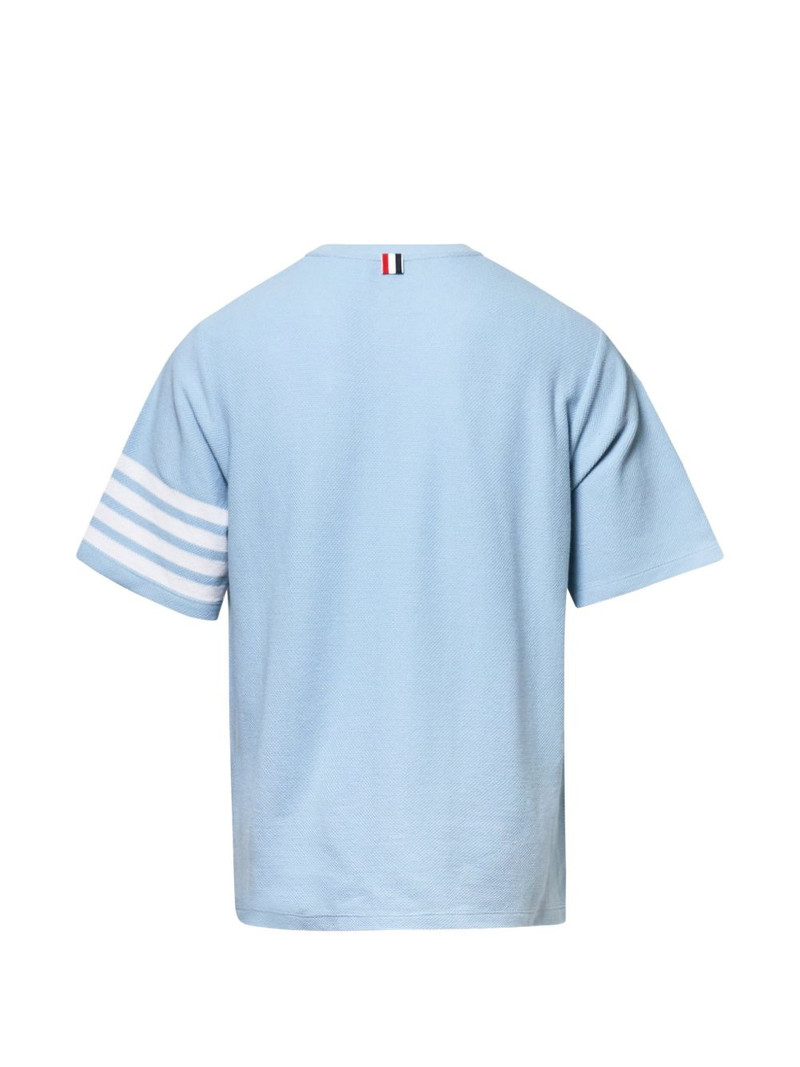 Thom Browne stripe-detail T-shirt outlook