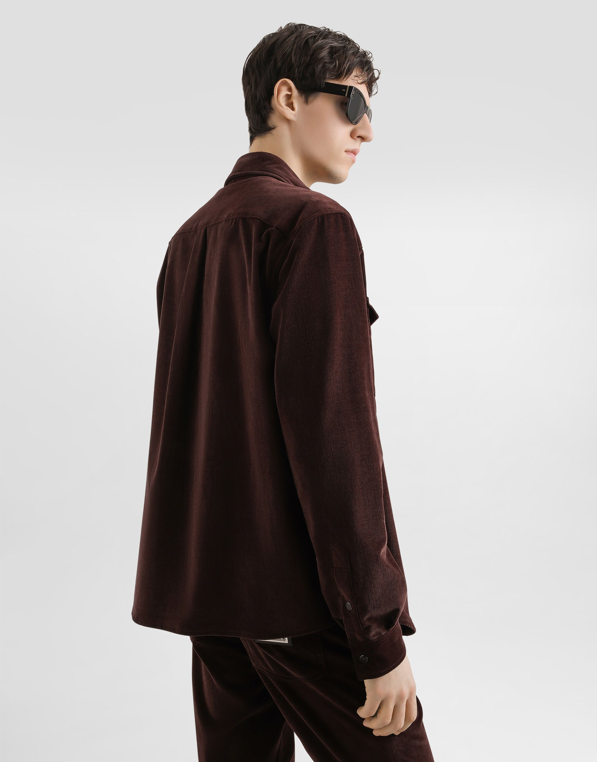 Fine-wale corduroy shirt - 5