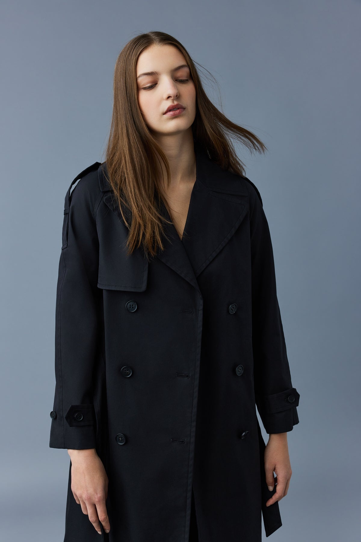 TRISHA 2-In-1 trench coat with hooded bib - 5