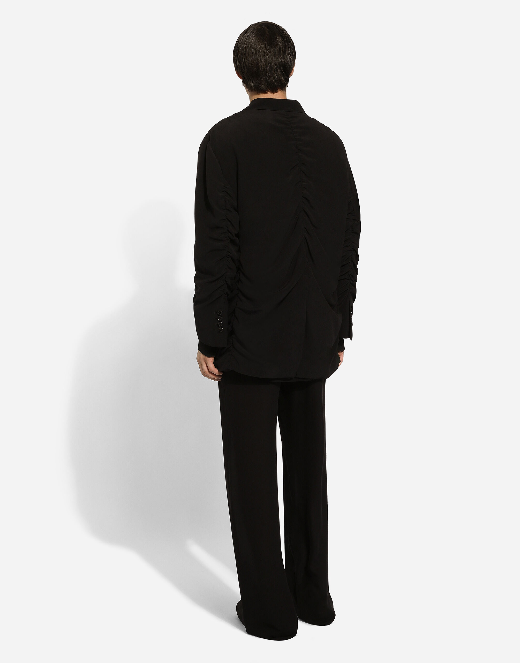 Mandarin shirt with shirt front - 3