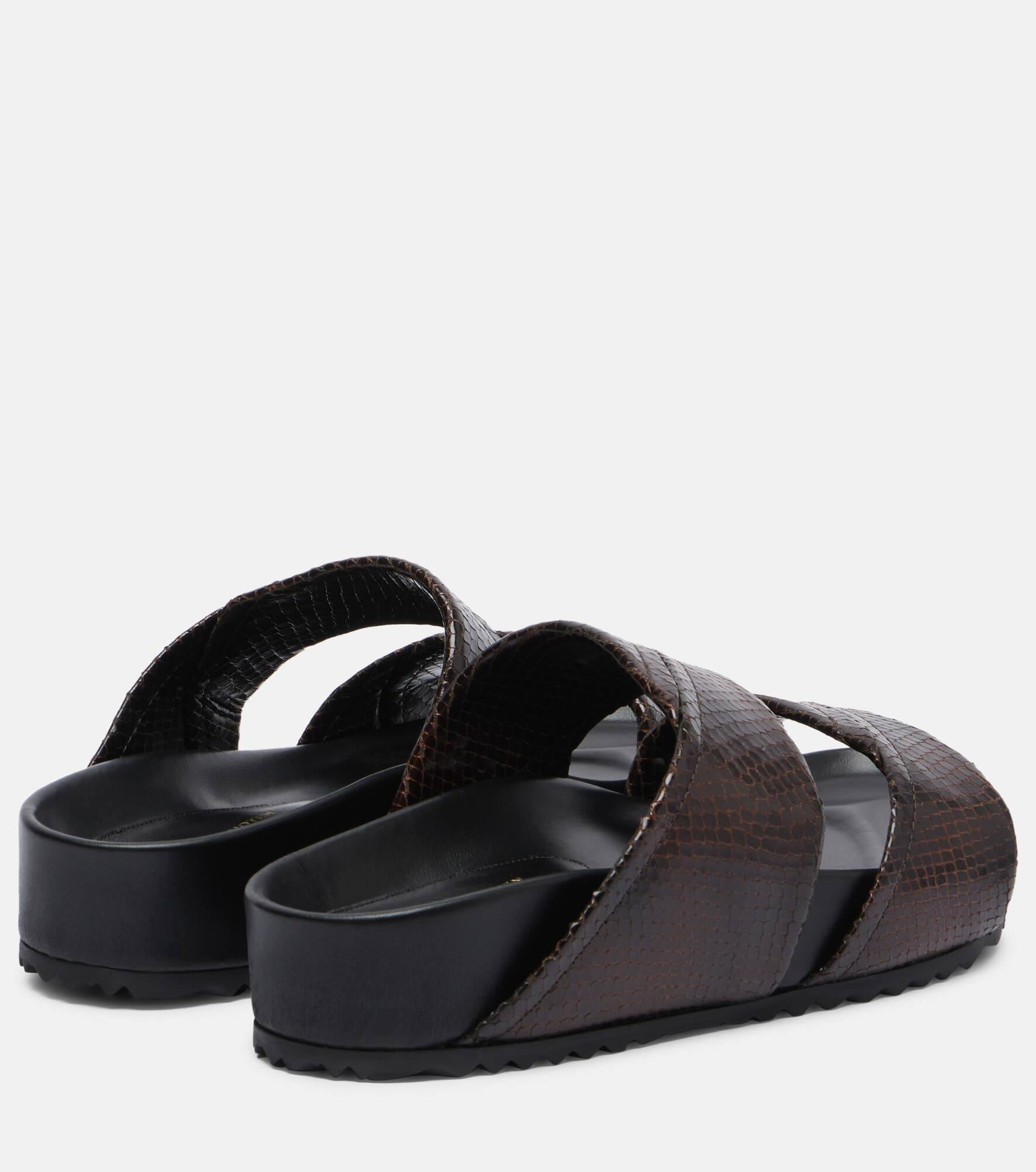 Leather platform sandals - 2
