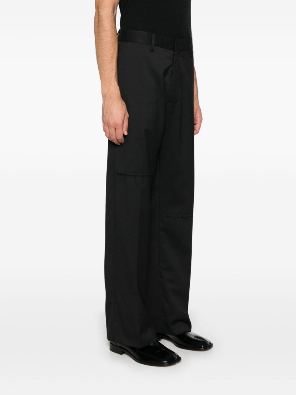 signature single-stitch trousers - 3