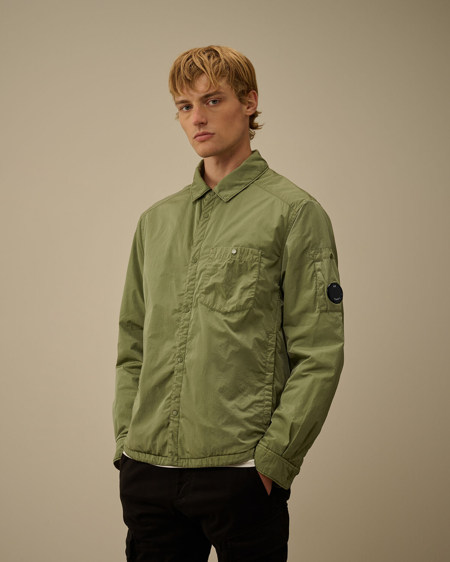 Chrome-R Lens Button Overshirt - 3