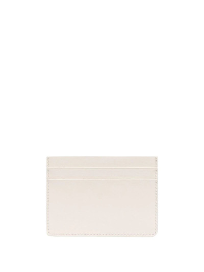 Jil Sander engraved-logo leather cardholder outlook