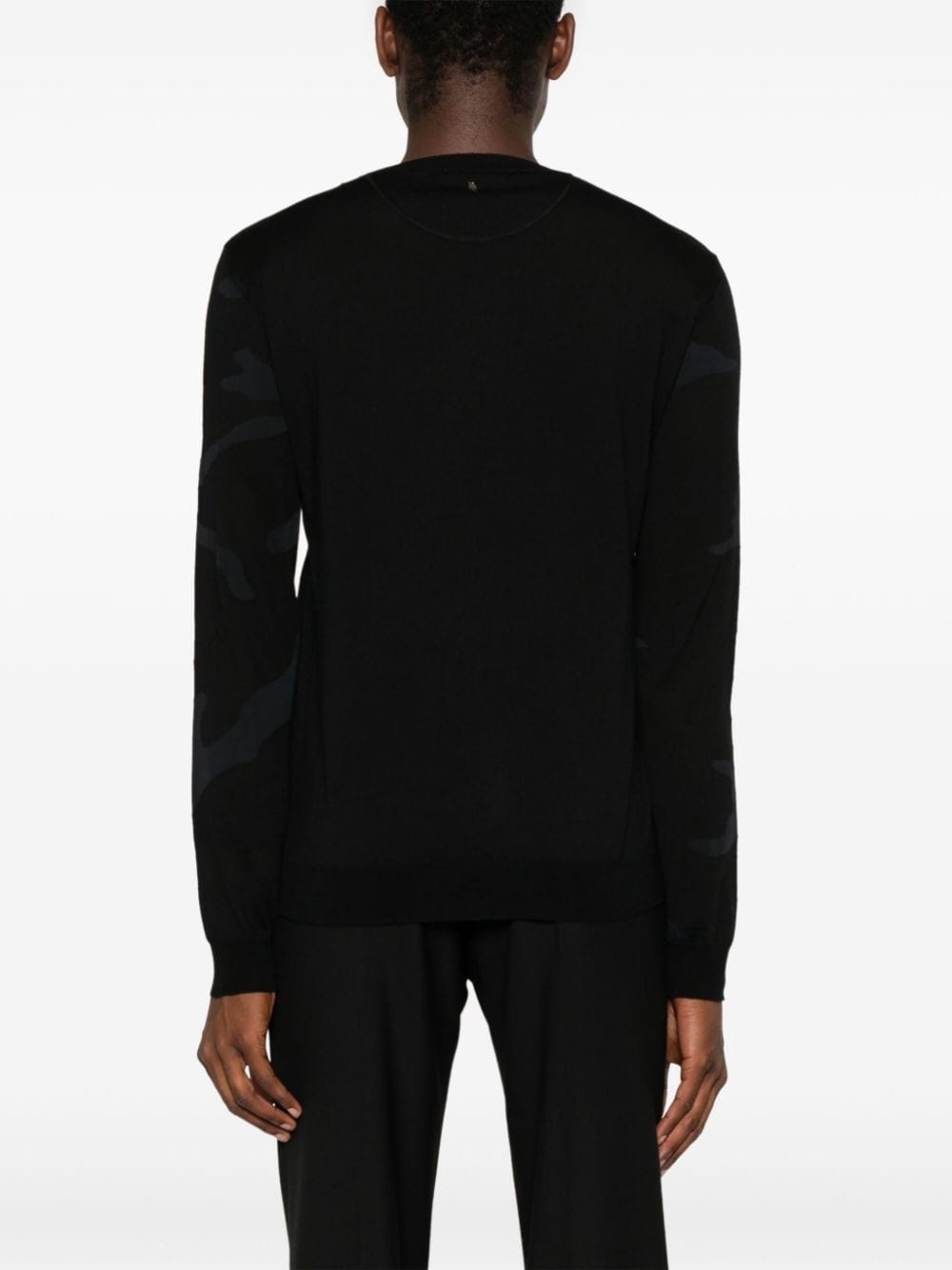 crew-neck patterned-jacquard jumper - 4