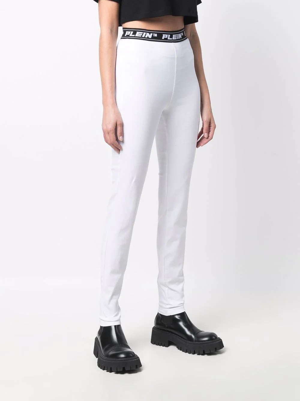 logo-waistband leggings - 3