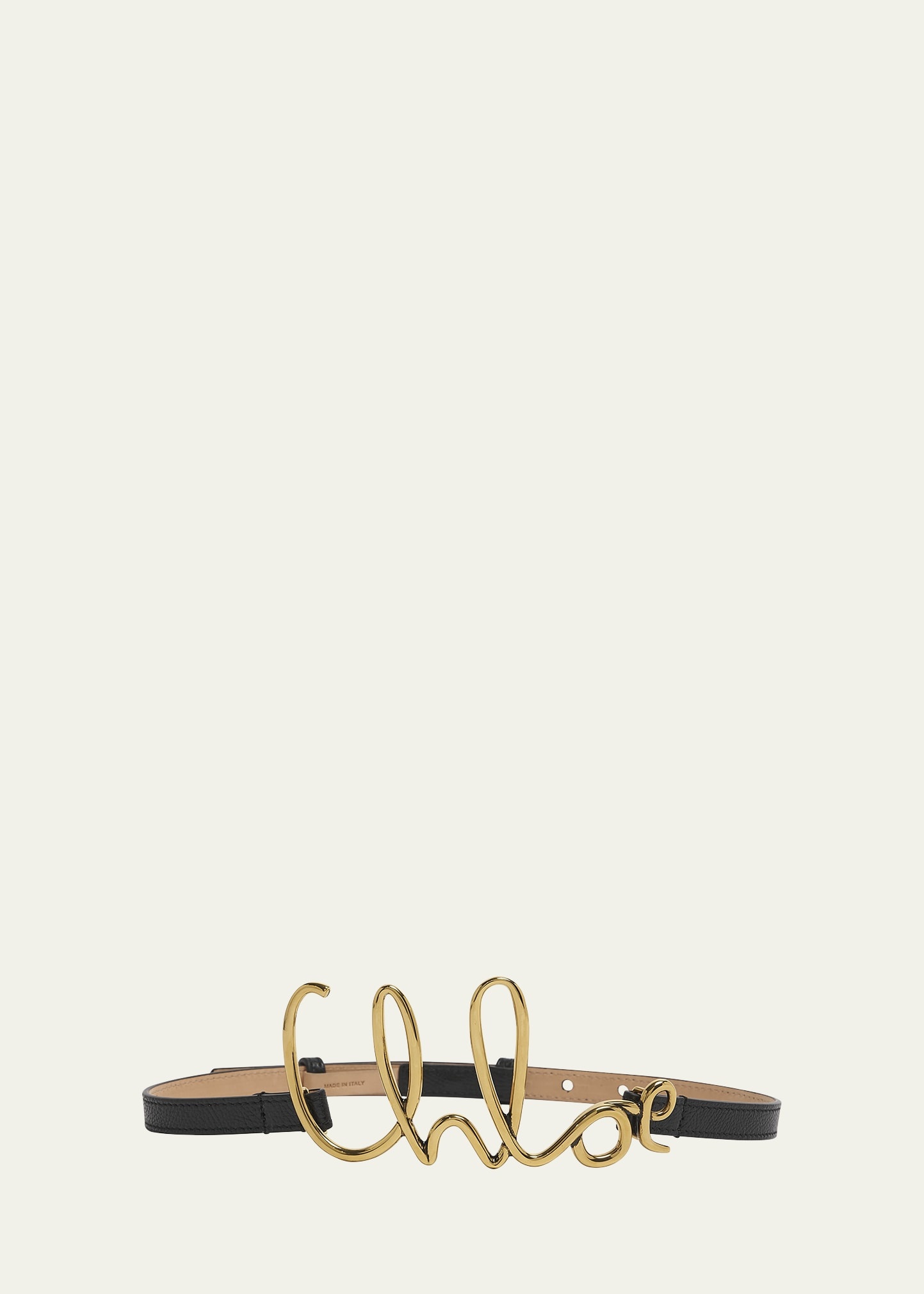 ベルト Chloe Signature Belt Chloé Signature Leather Belt | bergdorfgoodman | REVERSIBLE