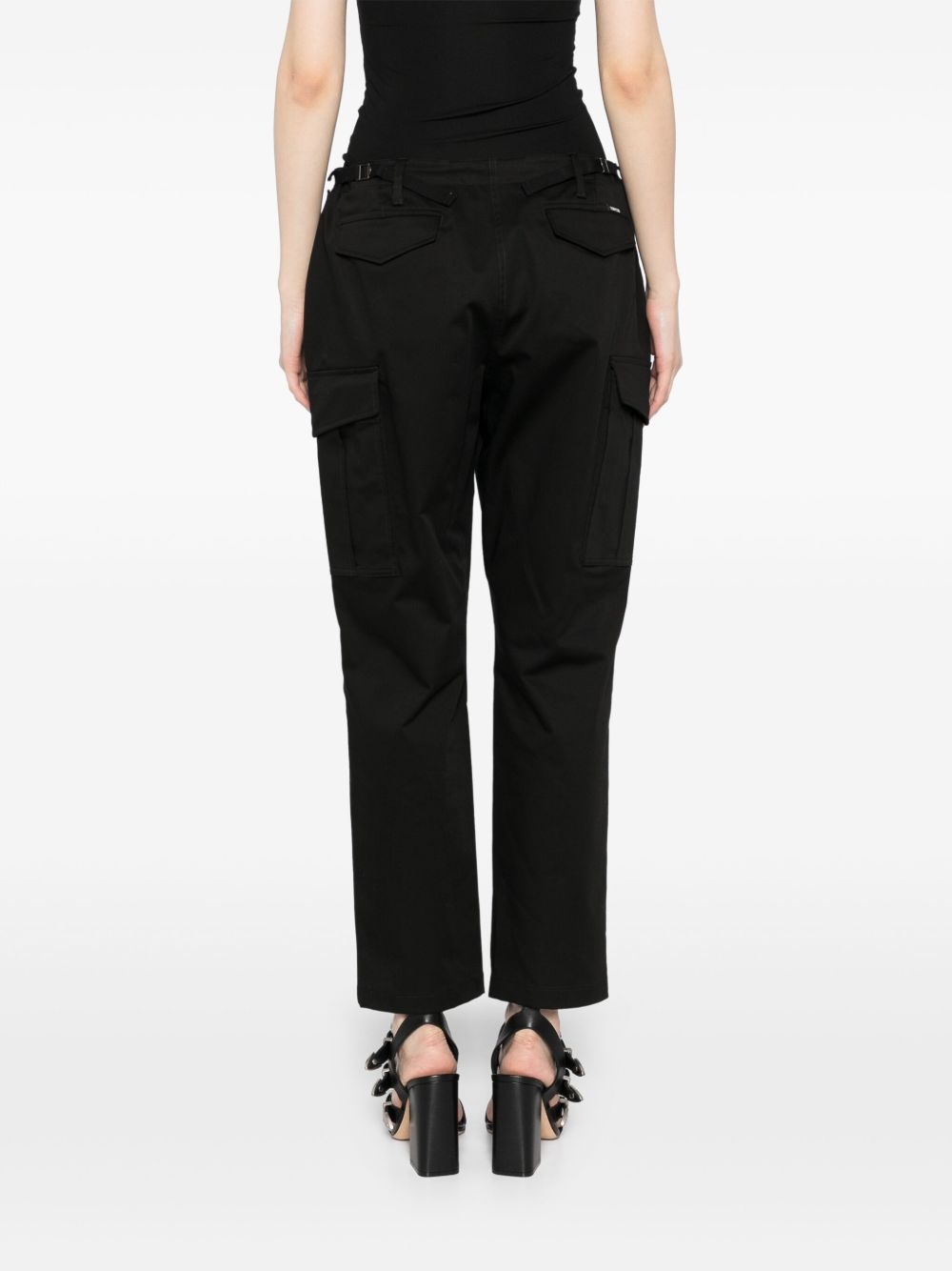 cotton cargo trousers - 4