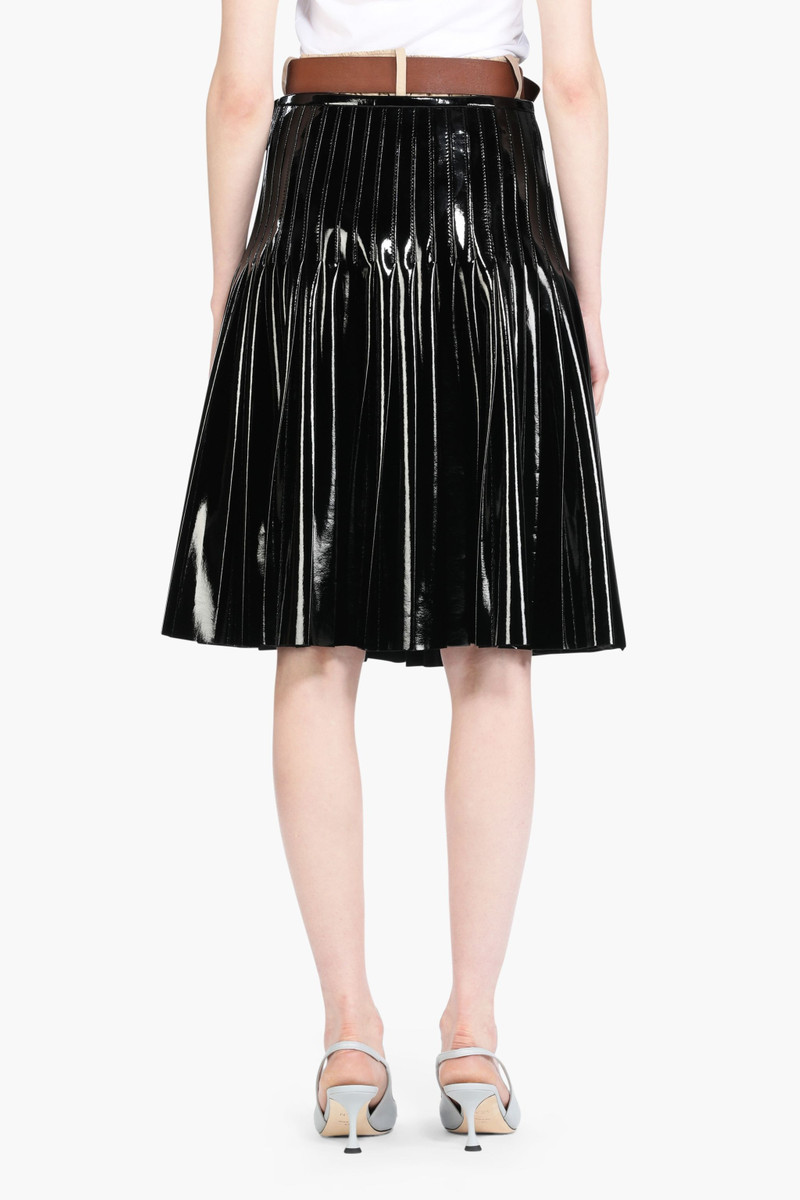 N°21 PLEATED FAUX-LEATHER SKIRT outlook