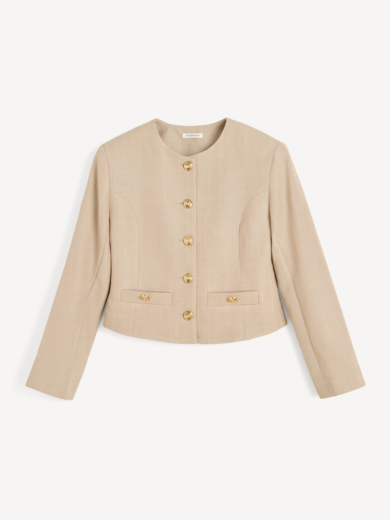 BY MALENE BIRGER Frida single-breasted blazer outlook