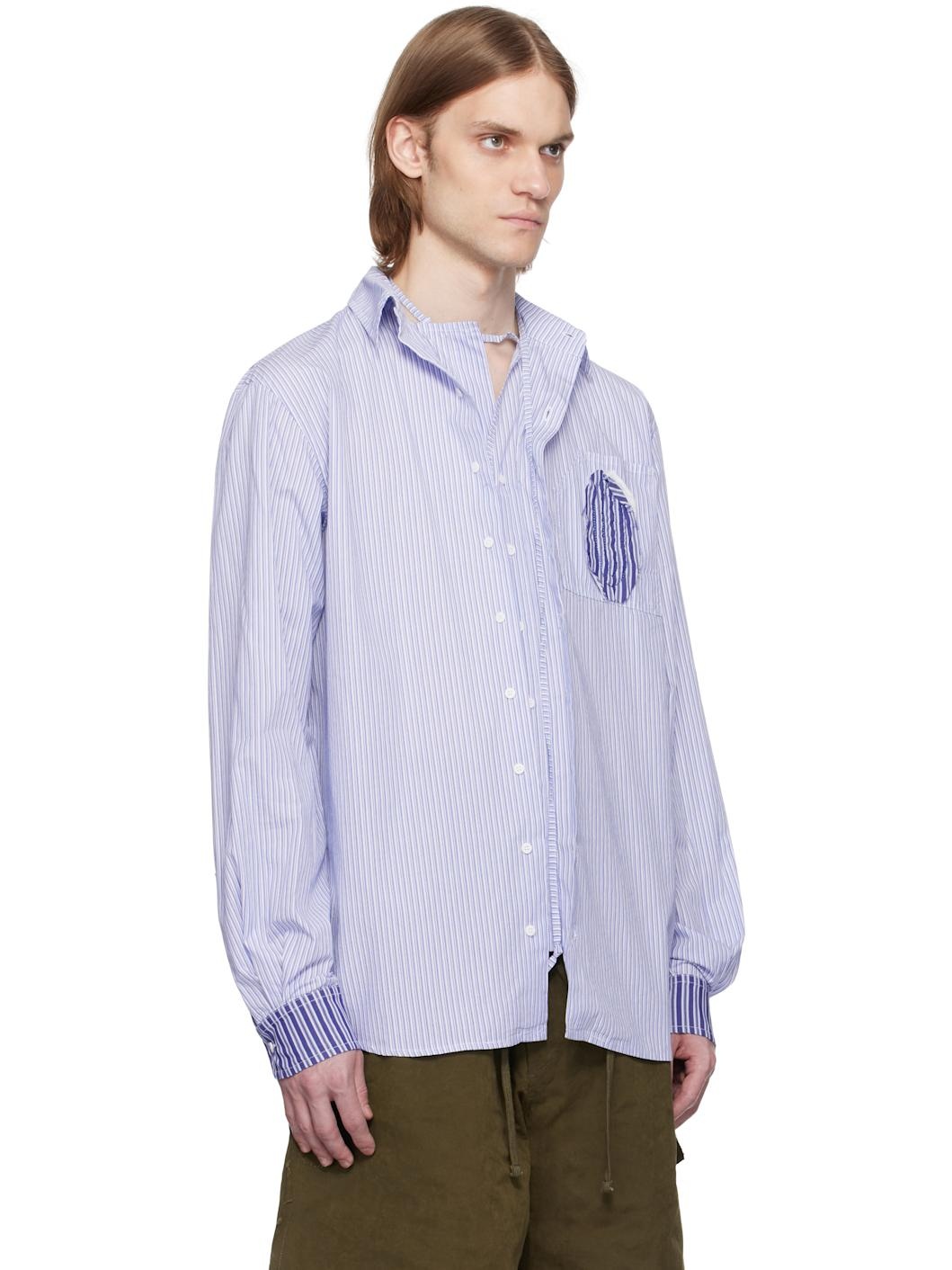 Blue Oversized Shirt - 2