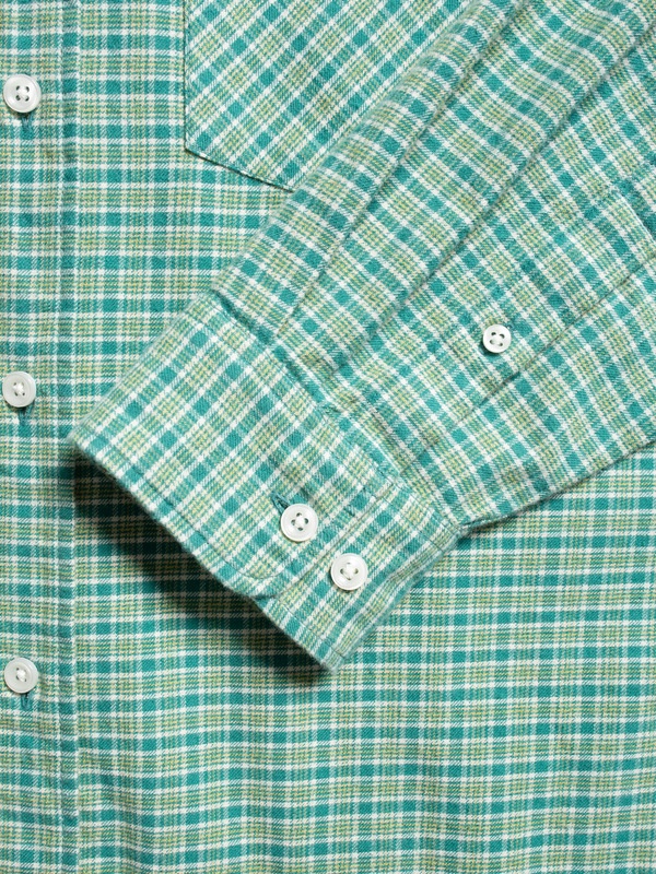 Filip Checked BD Shirt Green - 5