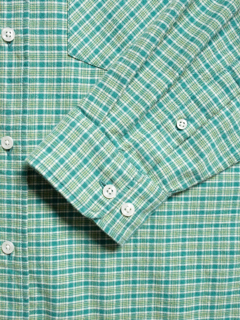 Filip Checked BD Shirt Green 5