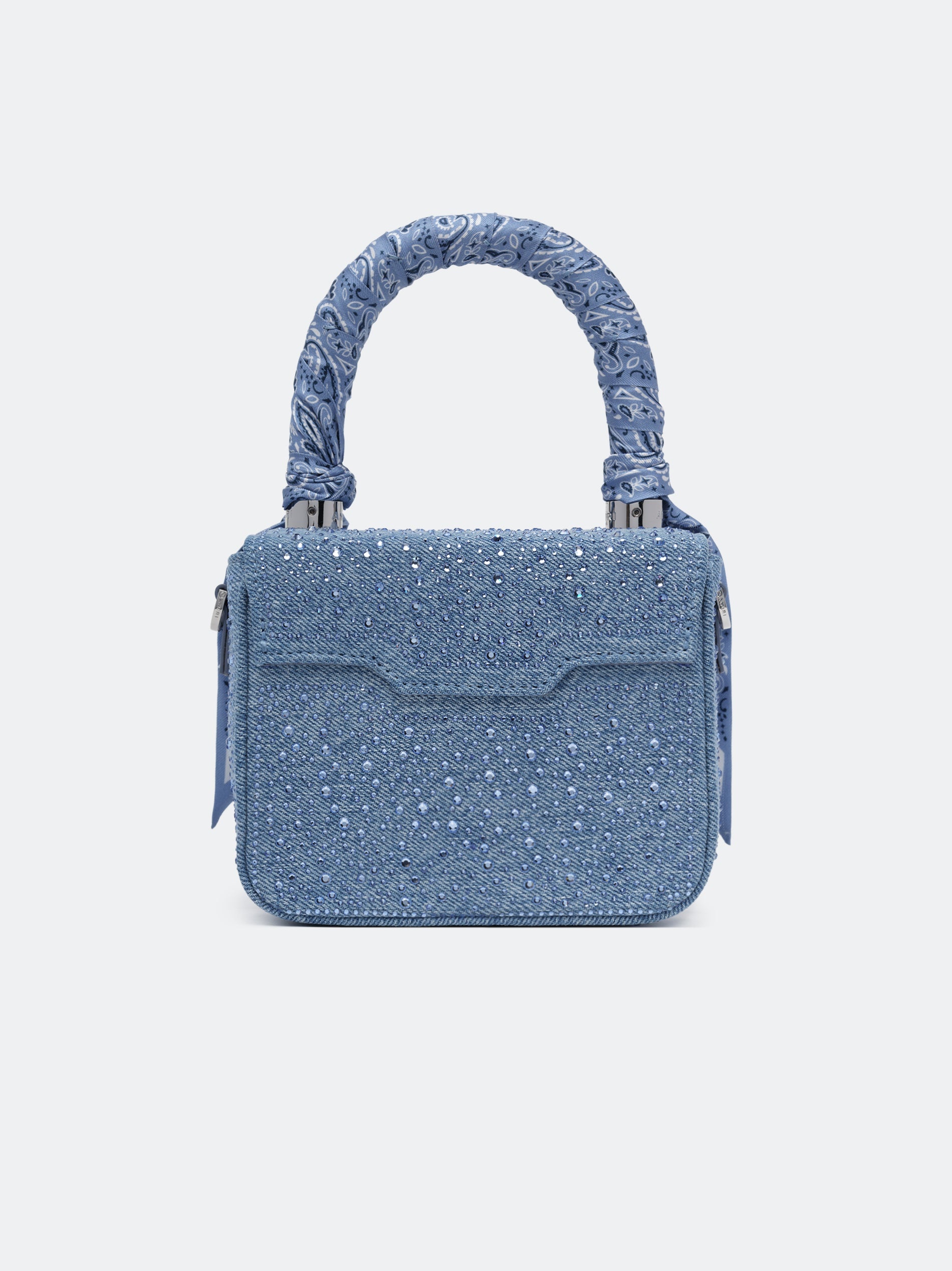 CRYSTAL DENIM MICRO MA BAG - 3