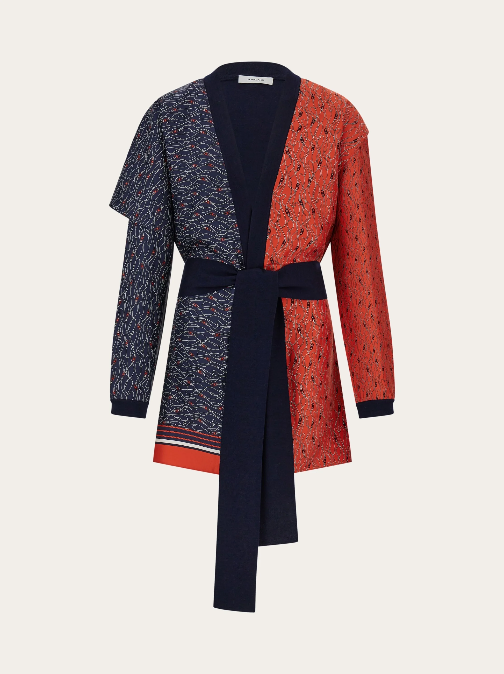 Pure wool and silk cardigan - 1