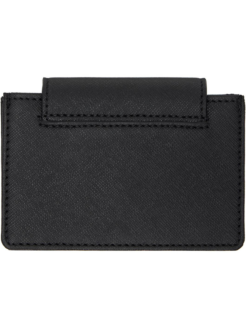 Vivienne Westwood Black Flap Card Holder outlook
