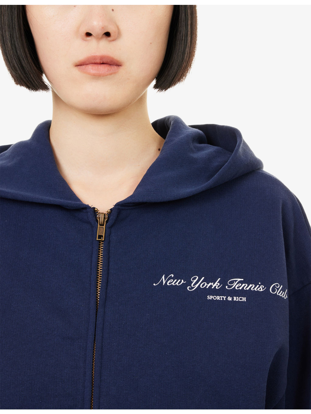 Logo-Embroidered Zip-Up Cotton-Jersey Hoody - 5