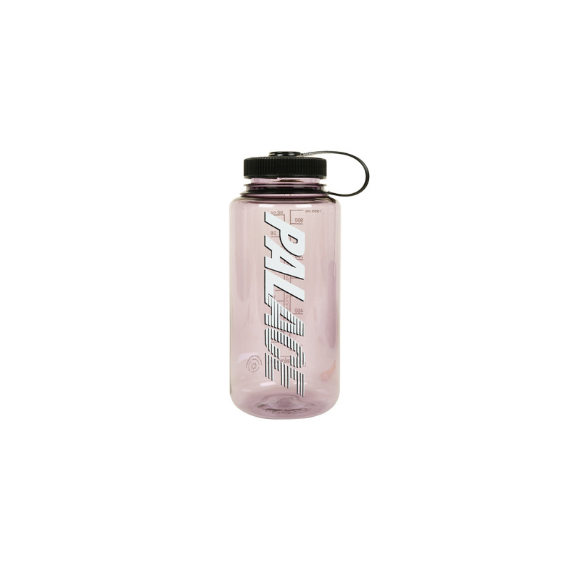 PALACE NALGENE FONT WATER BOTTLE AUBERGINE / BLACK 1