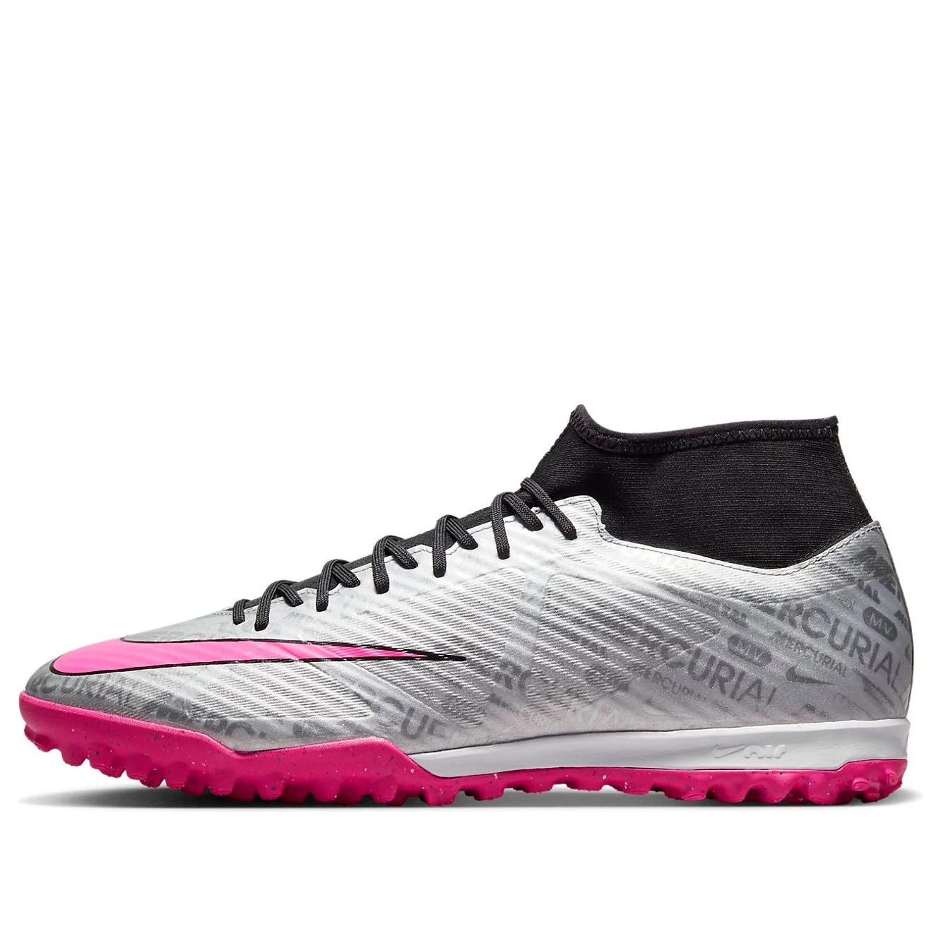 Nike Zoom Superfly 9 Academy 25 TF 'Metallic Silver Hyper Pink' FB8398-060 - 1