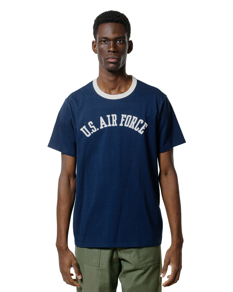 The Real McCoys MC25008 Military Tee / U.S. Air Force Navy/Milk outlook