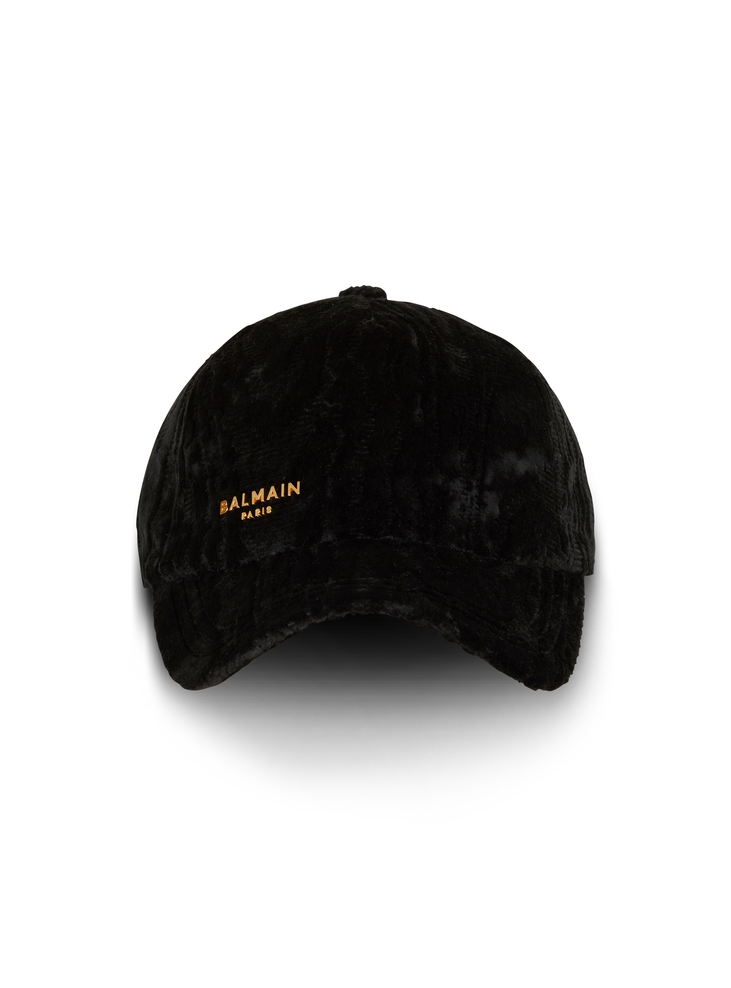 Balmain Paris velvet cap - 1