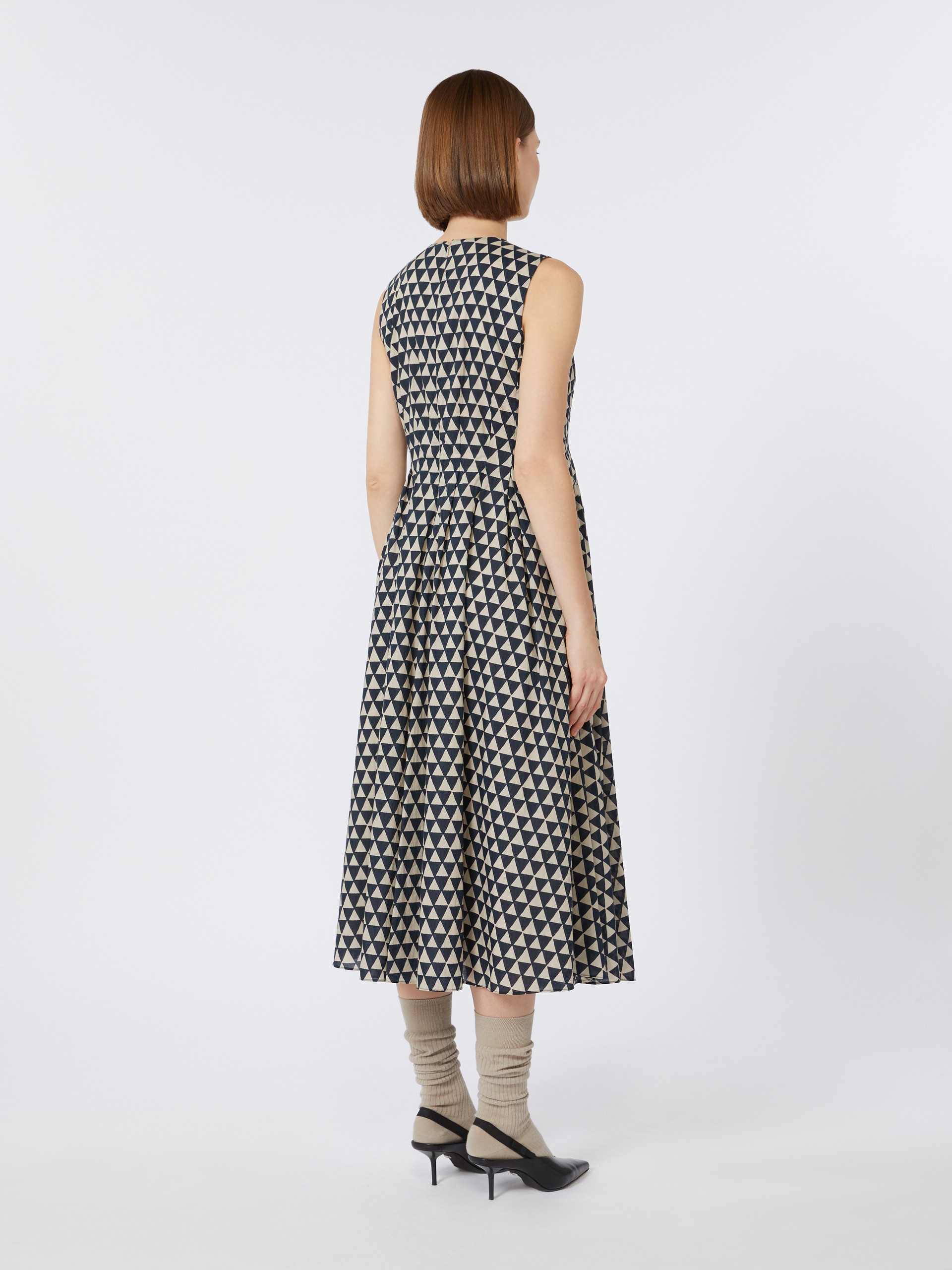 ELOISE Printed voile midi dress - 4