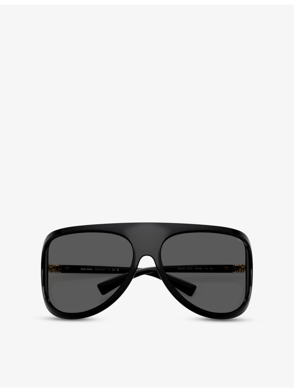 MU A01S Aviator-Frame Acetate Sunglasses - 5