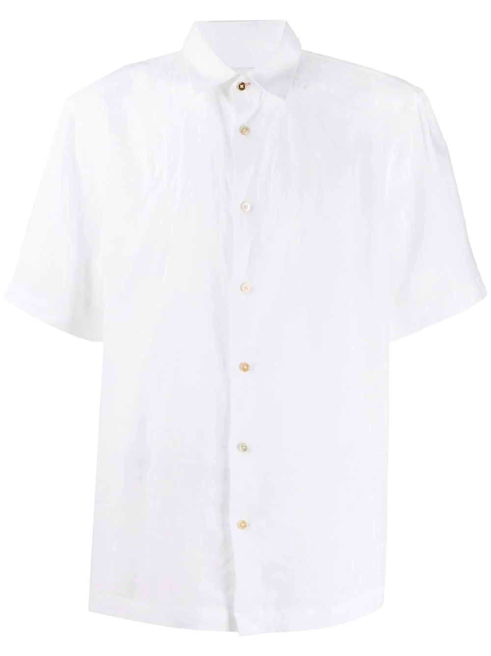 plain button shirt - 1