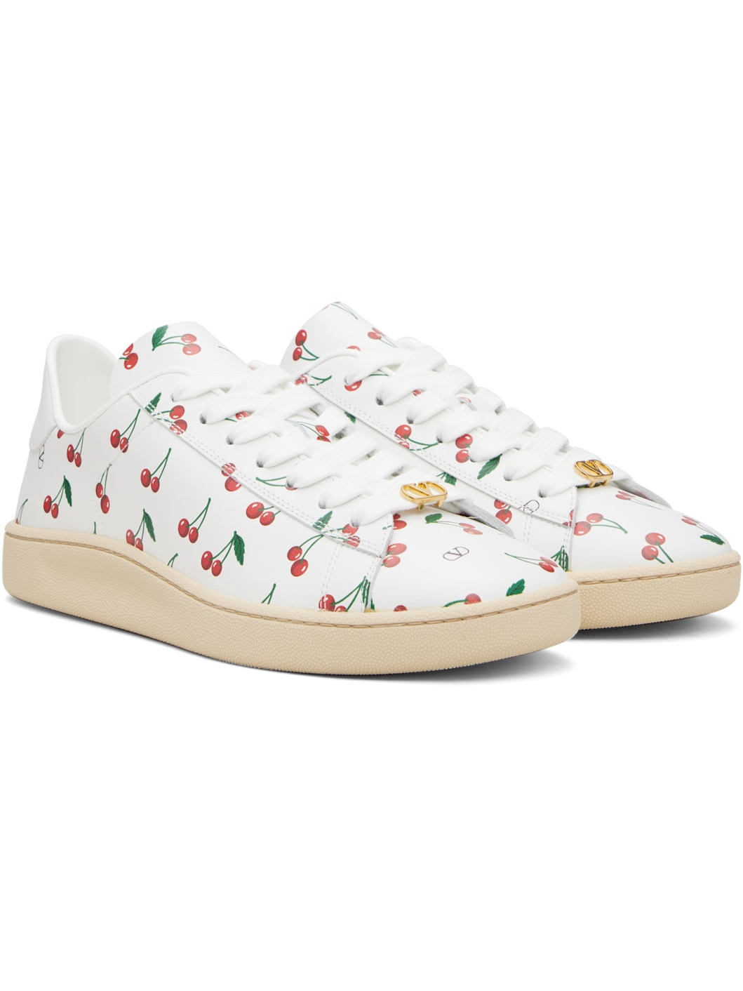 White 'Valentino' Royco Sneakers - 4
