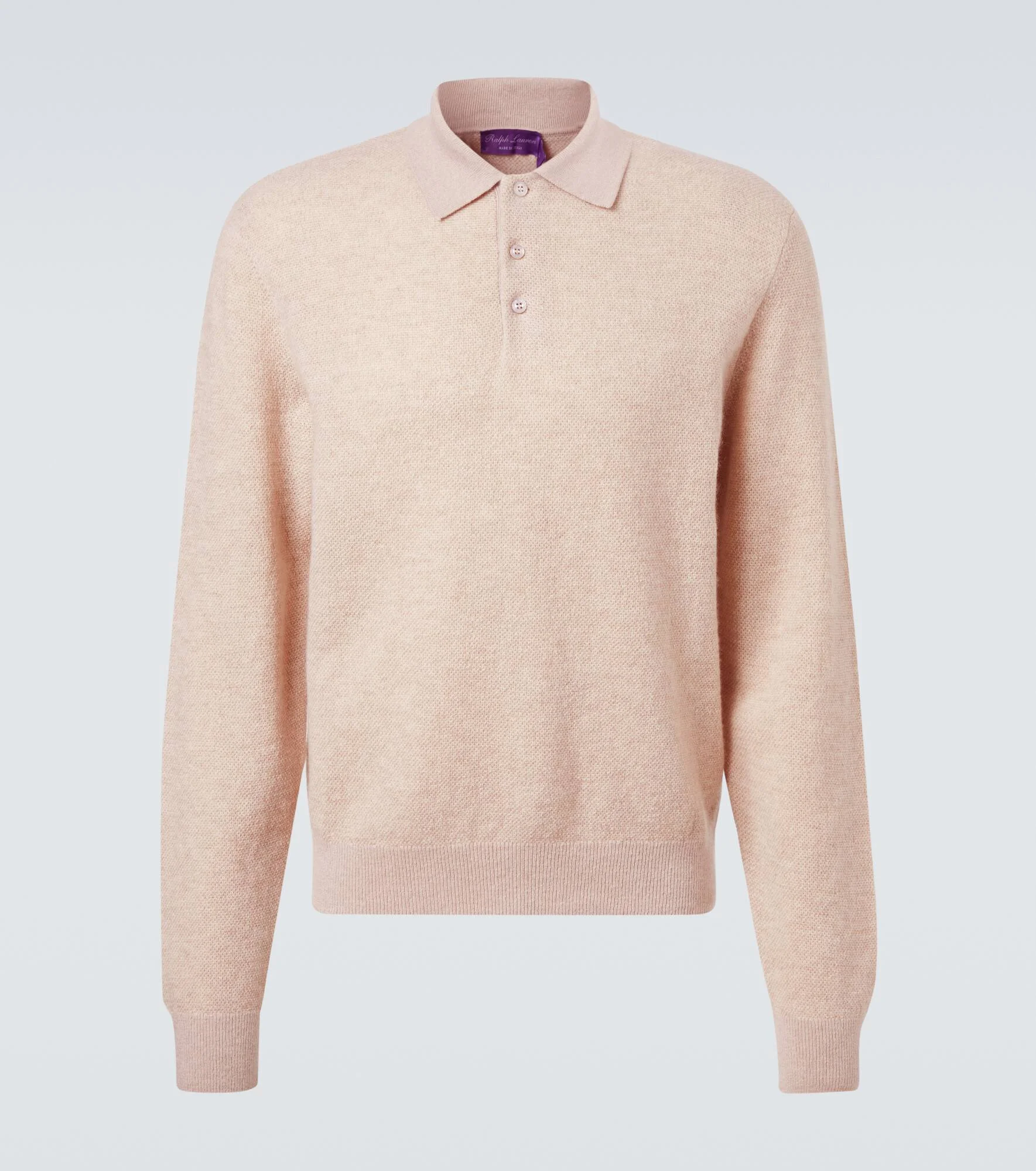 Cashmere polo sweater - 1
